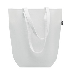 Sac Shopping Éco-responsable en Feutre RPET Personnalisé NATA Matières : PET recyclé Couleurs : blanc objet promotionnel éco-res