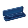 Set de Couverts Réutilisables Pratiques en PP Personnalisé RIGATA Matières : polypropylène (PP) Couleurs : bleu objet promotionn