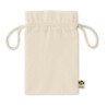 Sac cadeau  en coton biologique S personnalisé AMBER SMALL Matières : coton Couleurs : beige personnalisable avec votre logo