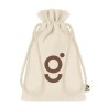 Sac cadeau  en coton biologique S personnalisé AMBER SMALL Matières : coton Couleurs : beige goodies publicitaire événementiel