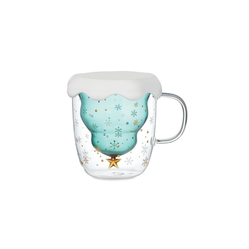 Tasse Double Paroi en Verre VERDE - Élégance et Praticité Tasse Double Paroi en Verre VERDE - Élégance et Praticité