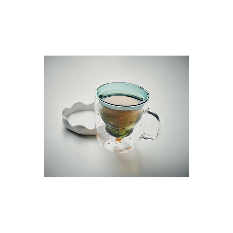 Tasse Double Paroi en Verre VERDE - Élégance et Praticité