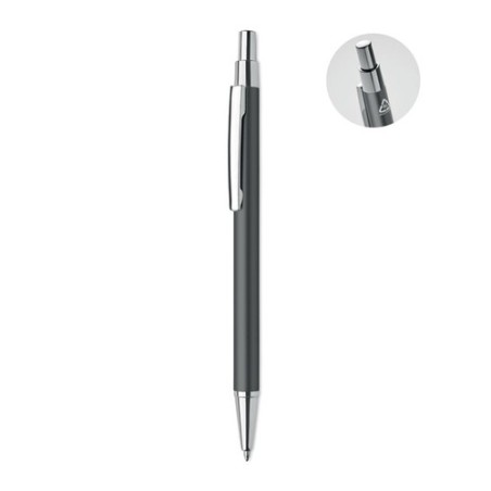 Stylo bille  en aluminium recyclé personnalisé DANA Matières : aluminium recyclé  Couleurs : titane