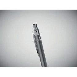 Stylo bille  en aluminium recyclé personnalisé DANA Matières : aluminium recyclé  Couleurs : titane personnalisable avec votre l