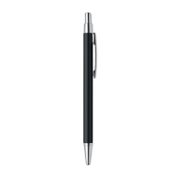 Stylo bille  en aluminium recyclé personnalisé DANA Matières : aluminium recyclé  Couleurs : noir cadeau affaires élégant