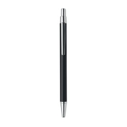 Stylo bille  en aluminium recyclé personnalisé DANA Matières : aluminium recyclé  Couleurs : noir marquage laser ultra précis