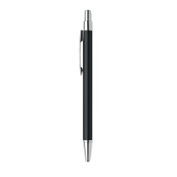 Stylo bille  en aluminium recyclé personnalisé DANA Matières : aluminium recyclé  Couleurs : noir cadeau client original