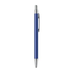 Stylo bille  en aluminium recyclé personnalisé DANA Matières : aluminium recyclé  Couleurs : bleu royal personnalisation sur mes