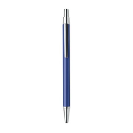 Stylo bille  en aluminium recyclé personnalisé DANA Matières : aluminium recyclé  Couleurs : bleu royal objet promotionnel éco-r
