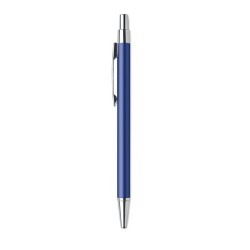 Stylo bille  en aluminium recyclé personnalisé DANA Matières : aluminium recyclé  Couleurs : bleu royal goodies personnalisé en 