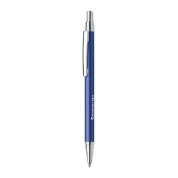 Stylo bille  en aluminium recyclé personnalisé DANA Matières : aluminium recyclé  Couleurs : bleu royal goodies publicitaire évé