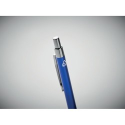 Stylo bille  en aluminium recyclé personnalisé DANA Matières : aluminium recyclé  Couleurs : bleu royal goodies entreprise desig