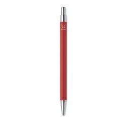 Stylo bille  en aluminium recyclé personnalisé DANA Matières : aluminium recyclé  Couleurs : rouge personnalisable avec votre lo