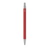 Stylo bille  en aluminium recyclé personnalisé DANA Matières : aluminium recyclé  Couleurs : rouge personnalisable avec votre lo