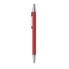 Stylo bille  en aluminium recyclé personnalisé DANA Matières : aluminium recyclé  Couleurs : rouge marquage couleur éclatante