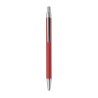 Stylo bille  en aluminium recyclé personnalisé DANA Matières : aluminium recyclé  Couleurs : rouge goodies publicitaire événemen