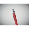 Stylo bille  en aluminium recyclé personnalisé DANA Matières : aluminium recyclé  Couleurs : rouge objet publicitaire robuste