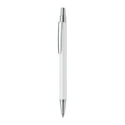 Stylo bille  en aluminium recyclé personnalisé DANA Matières : aluminium recyclé  Couleurs : blanc personnalisation rapide en Fr