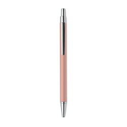 Stylo bille  en aluminium recyclé personnalisé DANA Matières : aluminium recyclé  Couleurs : beige cadeau collaborateur premium