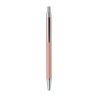 Stylo bille  en aluminium recyclé personnalisé DANA Matières : aluminium recyclé  Couleurs : beige cadeau collaborateur premium