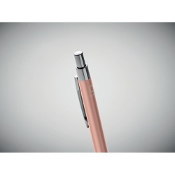 Stylo bille  en aluminium recyclé personnalisé DANA Matières : aluminium recyclé  Couleurs : beige accessoire événementiel uniqu