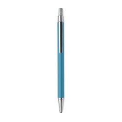 Stylo bille  en aluminium recyclé personnalisé DANA Matières : aluminium recyclé  Couleurs : turquoise cadeau entreprise pas che