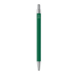 Stylo bille  en aluminium recyclé personnalisé DANA Matières : aluminium recyclé  Couleurs : vert personnalisation rapide en Fra