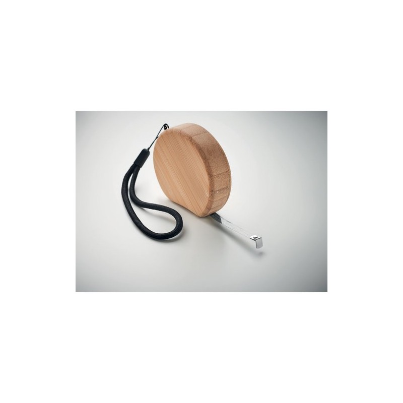 Mètre à Ruban Éco-responsable en Bambou 2m Personnalisé SOKUTAI Matières : bambou Couleurs : bois marquage laser ultra précis