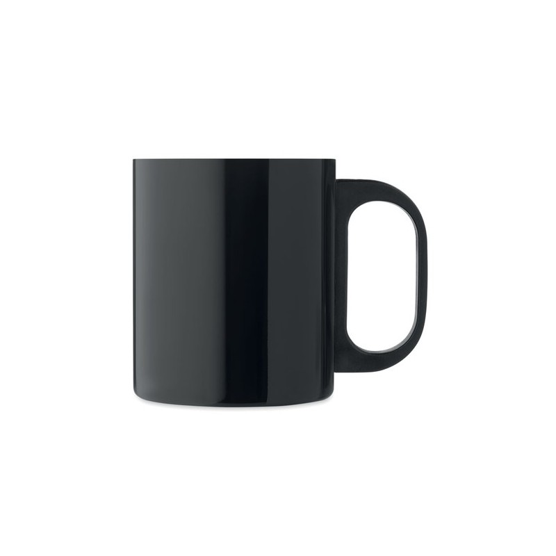 Mug double paroi personnalisé 300 ml idéal cadeau publicitaire TANISS Matières : acier inoxydable Couleurs : noir cadeau collabo
