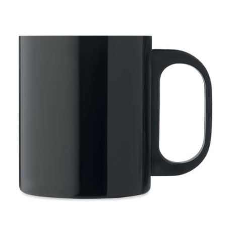 Mug double paroi personnalisé 300 ml idéal cadeau publicitaire TANISS Matières : acier inoxydable Couleurs : noir cadeau collabo