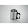 Mug double paroi personnalisé 300 ml idéal cadeau publicitaire TANISS Matières : acier inoxydable Couleurs : argenté mat cadeau 