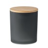 Bougie Éco-responsable en Cire Végétale 280 gr Personnalisée KEOPS Matières : verre Couleurs : noir objet promotionnel éco-respo