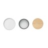 Bougie Éco-responsable en Cire Végétale 280 gr Personnalisée KEOPS Matières : verre Couleurs : noir objet promo petit budget
