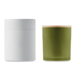 Bougie Éco-responsable en Cire Végétale 280 gr Personnalisée KEOPS marquage couleur éclatante