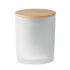 Bougie Éco-responsable en Cire Végétale 280 gr Personnalisée KEOPS Matières : verre Couleurs : blanc marquage laser ultra précis