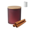 Bougie Éco-responsable en Cire Végétale 280 gr Personnalisée KEOPS Matières : verre Couleurs : bordeaux personnalisable avec vot
