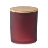 Bougie Éco-responsable en Cire Végétale 280 gr Personnalisée KEOPS Matières : verre Couleurs : bordeaux impression haute définit