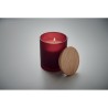 Bougie Éco-responsable en Cire Végétale 280 gr Personnalisée KEOPS Matières : verre Couleurs : bordeaux personnalisable avec vot