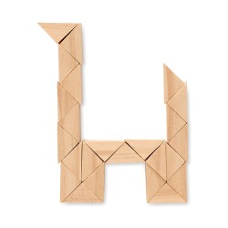 Casse-tête en bois personnalisé pas cher - Jeu de patience STUKIE Matières : bois Couleurs : bois impression haute définition
