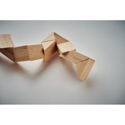 Casse-tête en bois personnalisé pas cher - Jeu de patience STUKIE Matières : bois Couleurs : bois livraison express 24h 48h