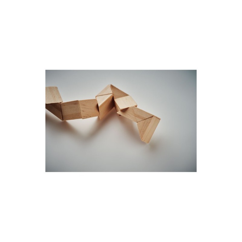 Casse-tête en bois personnalisé pas cher - Jeu de patience STUKIE Matières : bois Couleurs : bois livraison express 24h 48h