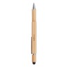 Stylo à bulle de niveau multifonction en bambou personnalisé TOOLBAM Matières : bambou Couleurs : bois marquage laser ultra préc