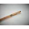 Stylo à bulle de niveau multifonction en bambou personnalisé TOOLBAM Matières : bambou Couleurs : bois objet promotionnel éco-re