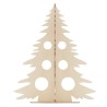 Sapin de Noël en bois  personnalisé - TREE AND PAINT Matières : bois Couleurs : bois impression haute définition