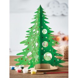 Sapin de Noël en bois  personnalisé - TREE AND PAINT Matières : bois Couleurs : bois livraison express 24h 48h