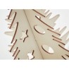 Sapin de Noël en bois  personnalisé - TREE AND PAINT Matières : bois Couleurs : bois objet promotionnel éco-responsable