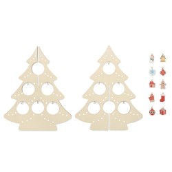 Décoration de Sapin en Bois SILUETA 2