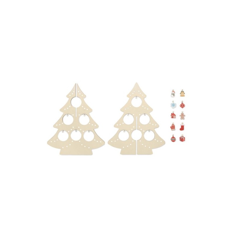 Décoration de Sapin en Bois SILUETA