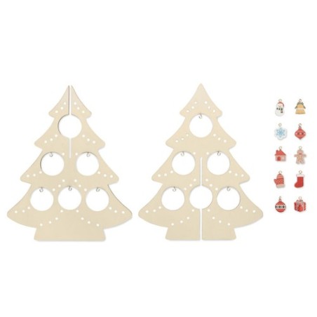 Décoration de Sapin en Bois SILUETA