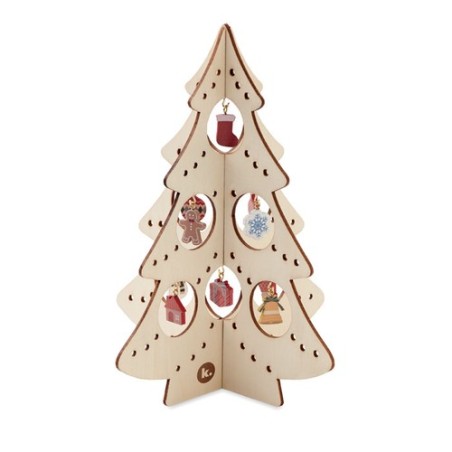 Décoration de Sapin en Bois SILUETA